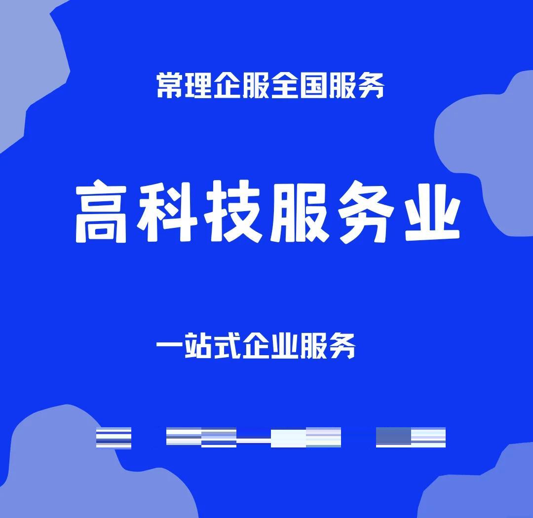 推动高新技术服务业发展的政策措施